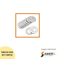 Arandela Maq INOX M5 0.5mm  (pack de 10pcs) Arandela Maq INOX M5 0.5mm  (pack de 10pcs)