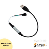SP002E Controlador tira led RGB WS2812B USB