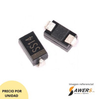 1N5819 Diodo Schottky 40V-1A SS14 smd (PACK 2)