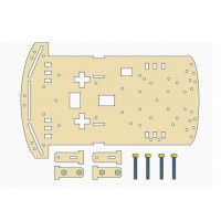 Base de Robot chasis 2WD trupan