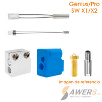 Hotend de Reempazo Artillery Genius/Pro SW X1 X2 Hotend de Reempazo Artillery Genius/Pro SW X1 X2