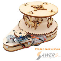 Kit Didactico Educativo Carrusel Controlado Por Voz