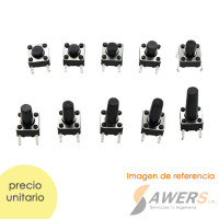 Kit de 200pcs pulsador Dip 4p