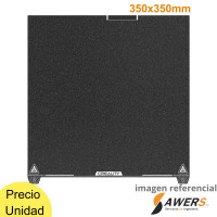 Cama PEI 370x370mm para K2 Plus