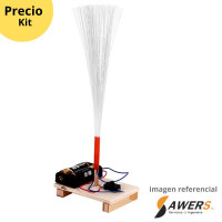 Lampara de Fibra Optica DIY