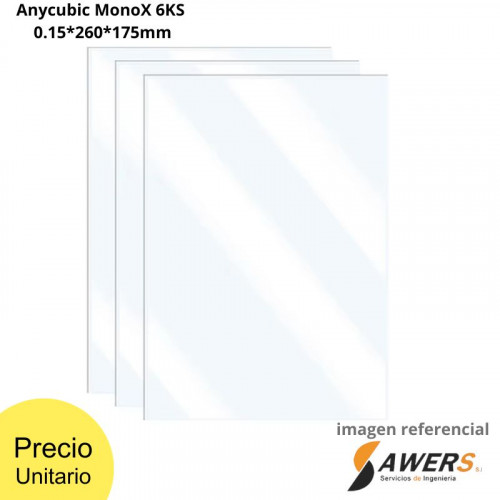 Film FEP 260x175mm para impresora DLP LCD