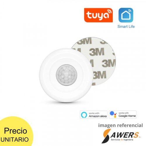 Sensor de Movimiento inteligente PIR WIFI 360 grados