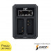 JJC BLN1 Cargador de bateria Dual para Olympus BLN-1