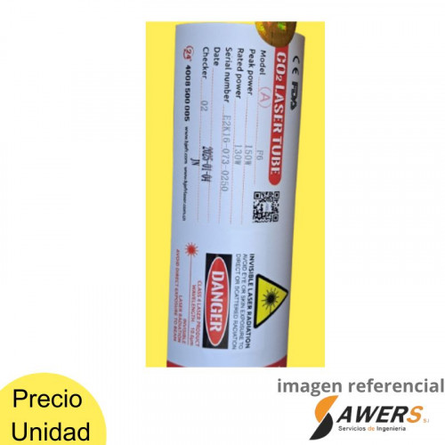 Tubo Laser CO2 150W L=1670mm D=80mm