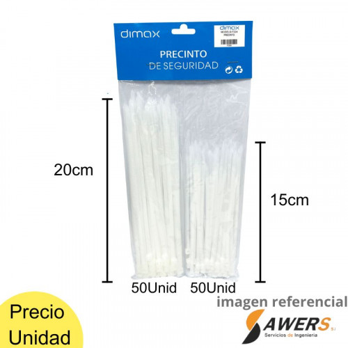 Precinto de Seguridad 15/20cm 100pcs