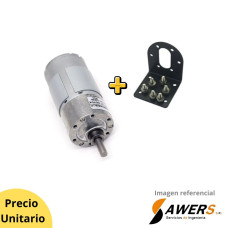 Motorreductor JGB37-545 24V 320RPM 2.2Kg.cm