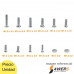 Kit de tornillos M1/1.2/1.4/1.6 600pcs