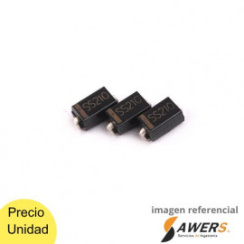 Diodo Schottky SMD SS210 2A-100V (2 piezas)