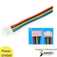 Cable conector JST-GH 2mm AWG26 6P-5P