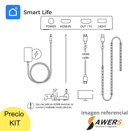 Tuya Smart KS-GH01 TV WiFi LED