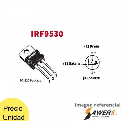 MOSFET IRF9530 CANAL P
