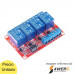 Modulo Relay 4CH 24VDC Optoacoplado