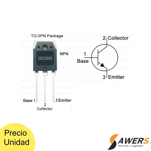 Transistor NPN 400V-15A