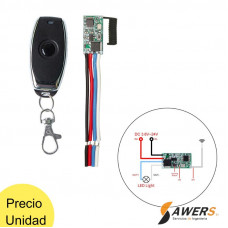 Kit Control Remoto RF433Mhz 12V Automotriz