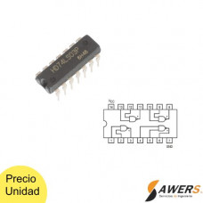 74LS03 Compuerta TTL NAND (Colector abierto)
