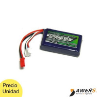 Bateria LiPo 11.1V 460mAh 3S 25C Turnigy Nano Tech
