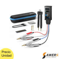 FNIRSI LCR-ST2 100K Medidor LCR ESR Pinzas Digitales 2 en 1 Puente