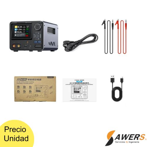 FNIRSI IPS3608 Fuente de alimentación digital inteligente de control AC-DC