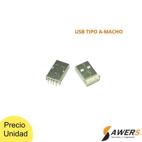 Conector USB Macho Tipo A
