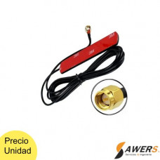 Antena Gprs Gsm 900mhz 5dbi Sma 900/1800mhz Cable 3m