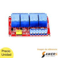 Modulo Relay 4CH 5VDC HIGH LOW
