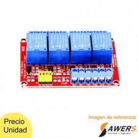 Modulo Relay 4CH 5VDC HIGH LOW