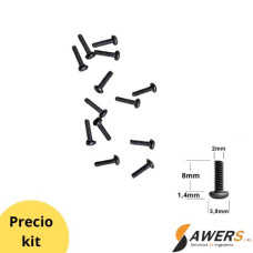 Perno M2x8mm (5pcs)