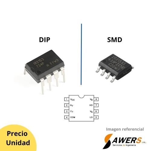 IR2153S Mosfet IGBT de Potencia Auto Oscilante 600V DIP/SMD